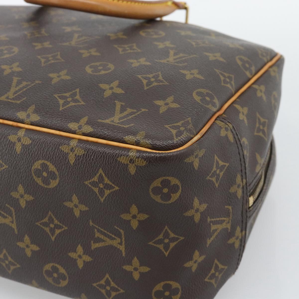 LOUIS VUITTON Monogram Deauville Hand Bag M47270 LV Auth gh2286