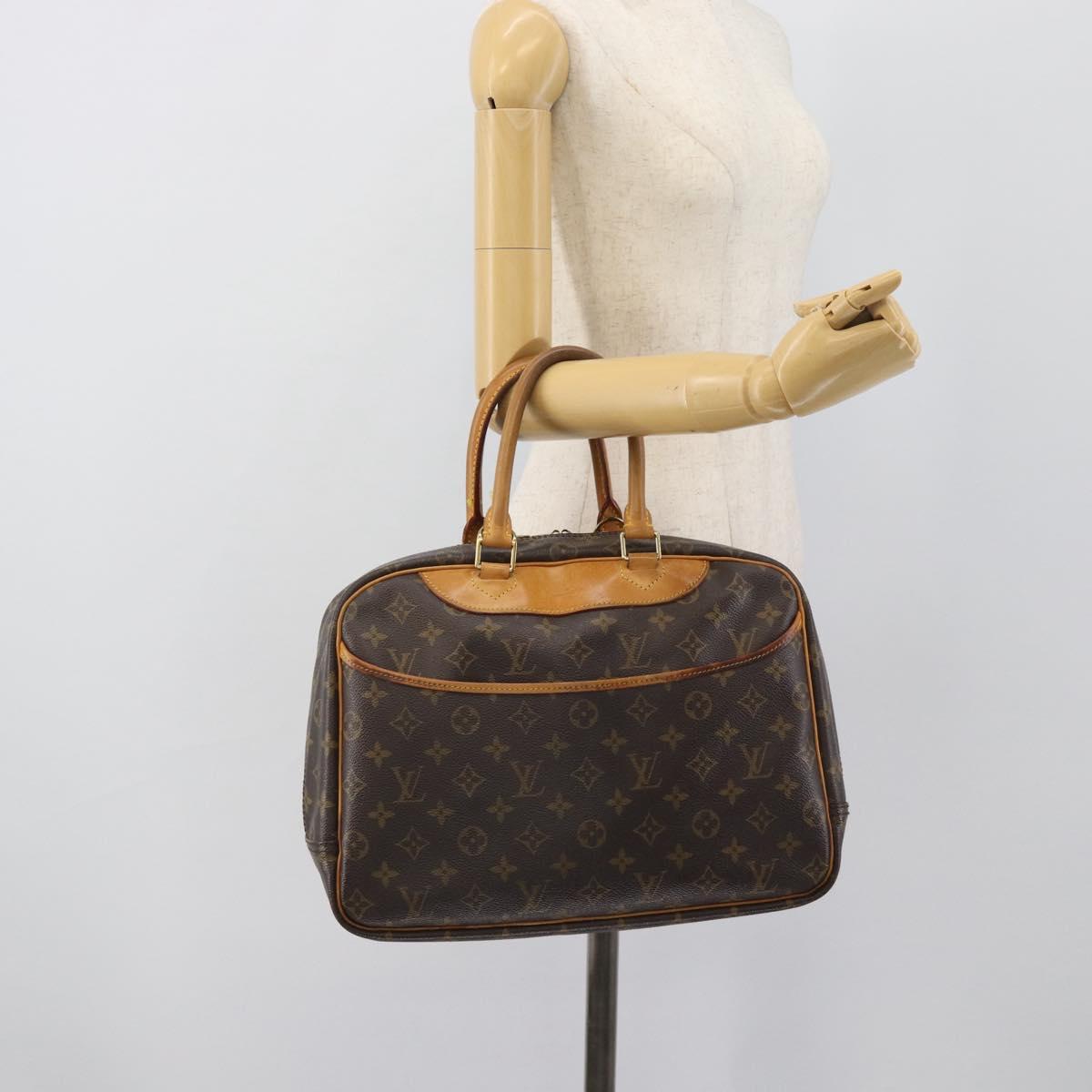LOUIS VUITTON Monogram Deauville Hand Bag M47270 LV Auth gh2286
