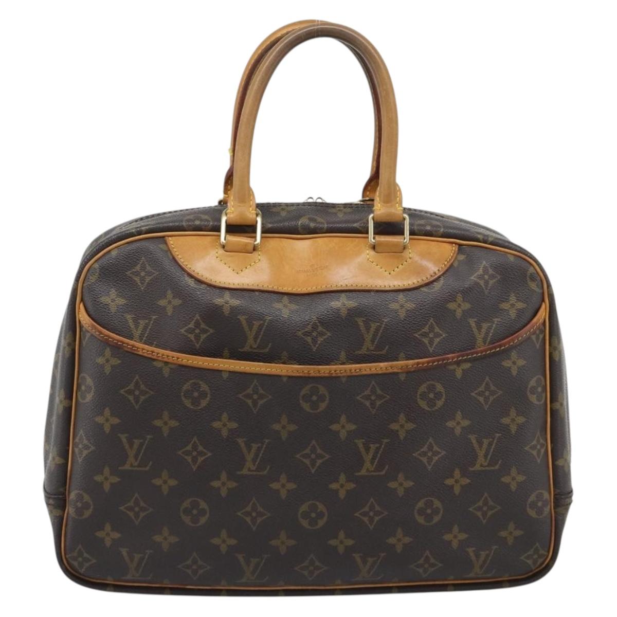 LOUIS VUITTON Monogram Deauville Hand Bag M47270 LV Auth gh2286