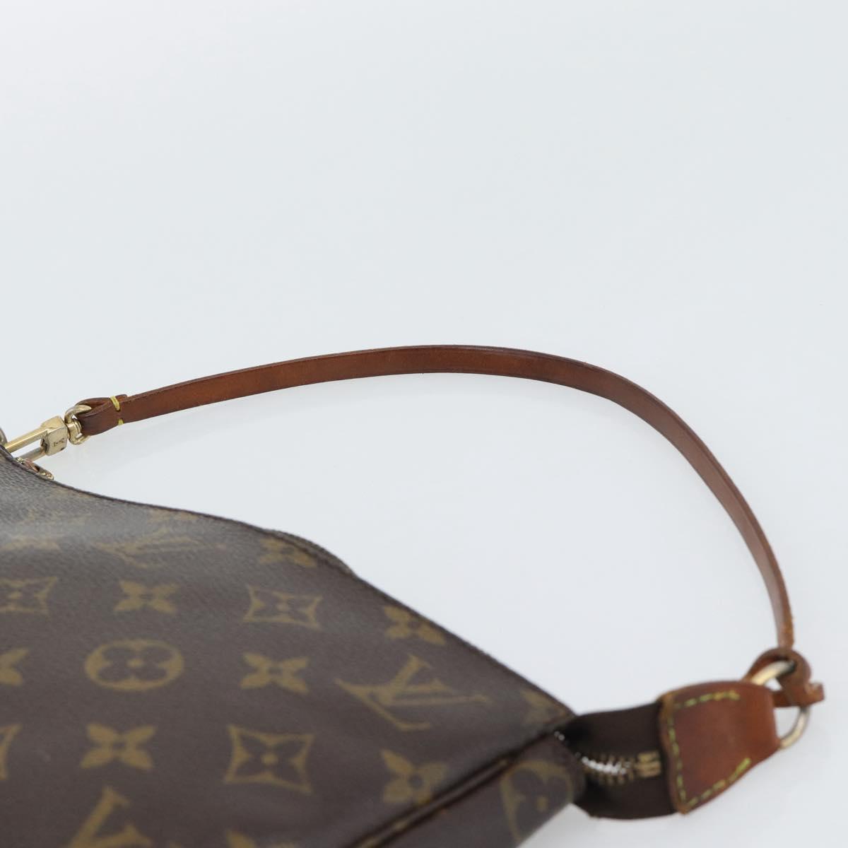 LOUIS VUITTON Monogram Pochette Accessoires Pouch M51980 LV Auth gh2289