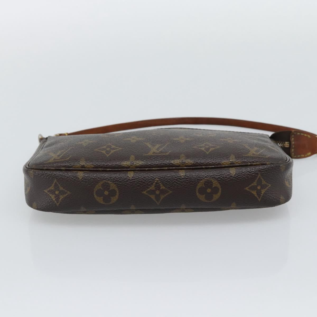 LOUIS VUITTON Monogram Pochette Accessoires Pouch M51980 LV Auth gh2289