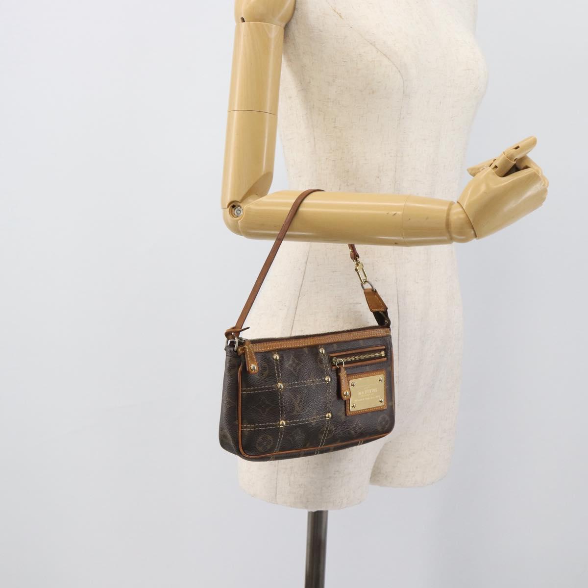 LOUIS VUITTON Monogram Rivert Pochette Accessoires Pouch M40141 LV Auth gh2292