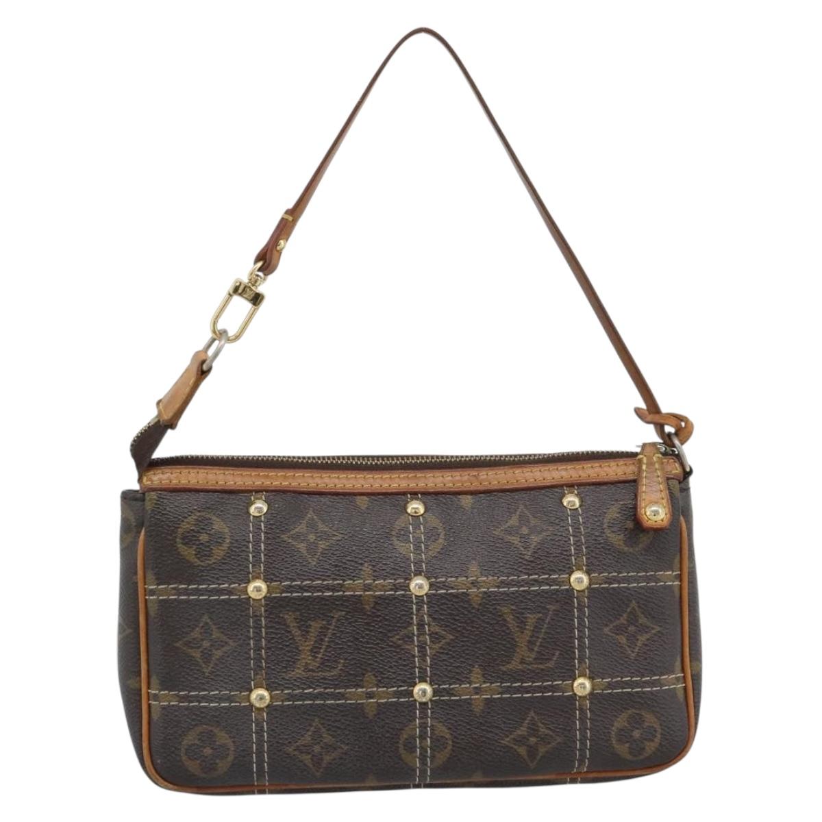 LOUIS VUITTON Monogram Rivert Pochette Accessoires Pouch M40141 LV Auth gh2292
