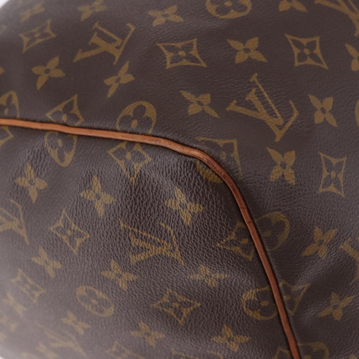 LOUIS VUITTON Monogram Keepall 55 Boston Bag M41424 LV Auth gh2293
