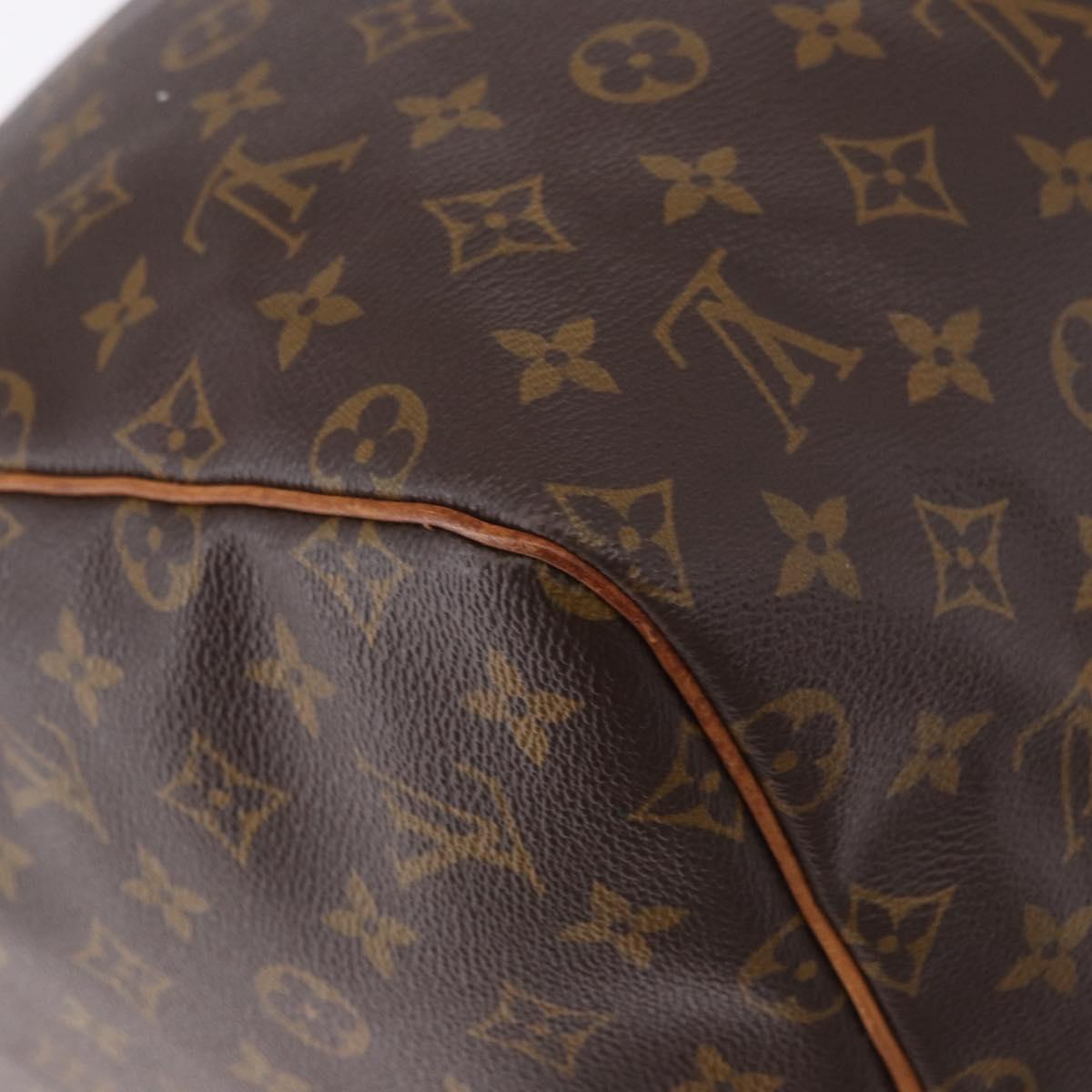 LOUIS VUITTON Monogram Keepall 55 Boston Bag M41424 LV Auth gh2293