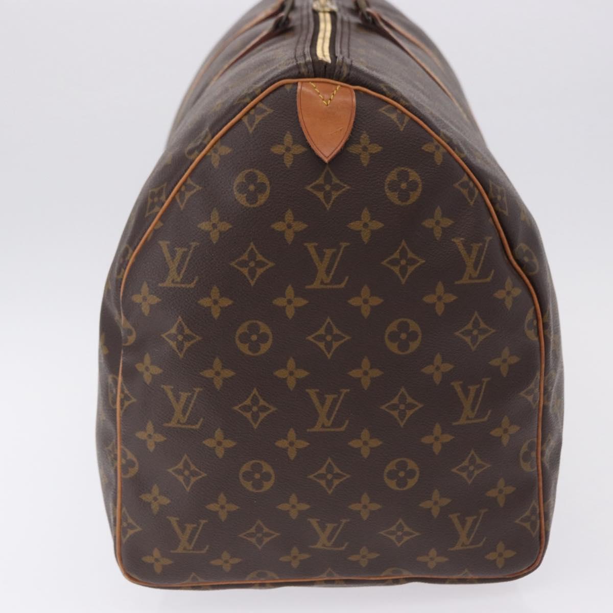 LOUIS VUITTON Monogram Keepall 55 Boston Bag M41424 LV Auth gh2293