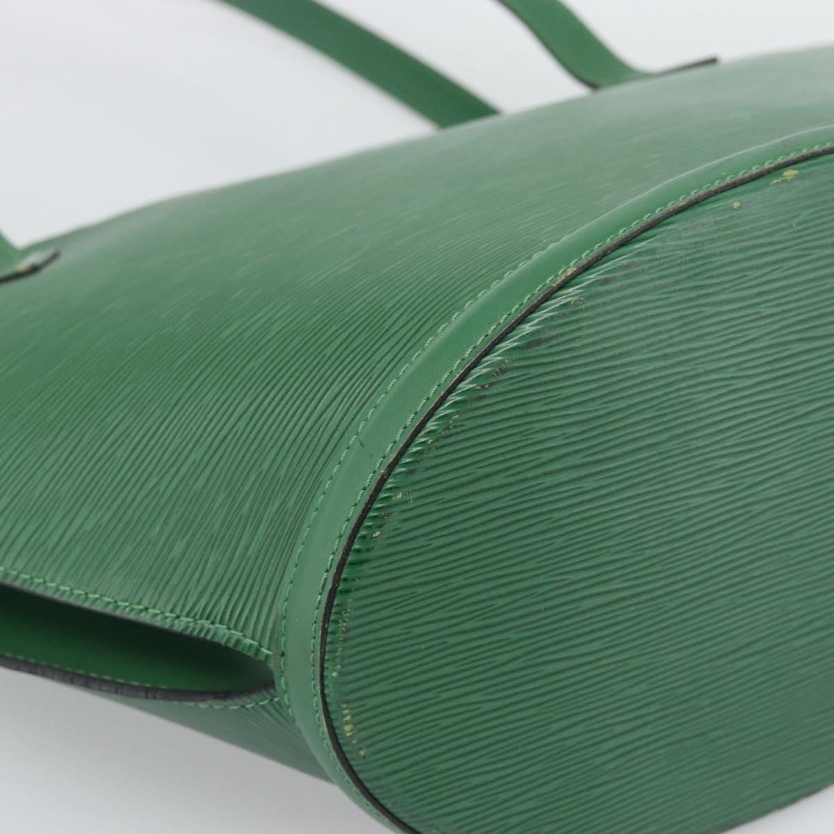 LOUIS VUITTON Epi Saint Jacques Shopping Shoulder Bag Green M52264 Auth gh2294