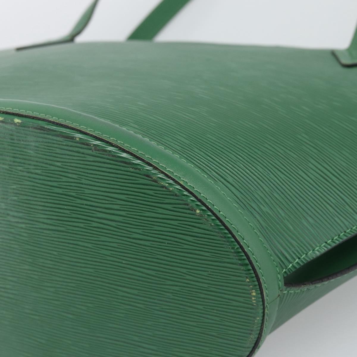 LOUIS VUITTON Epi Saint Jacques Shopping Shoulder Bag Green M52264 Auth gh2294