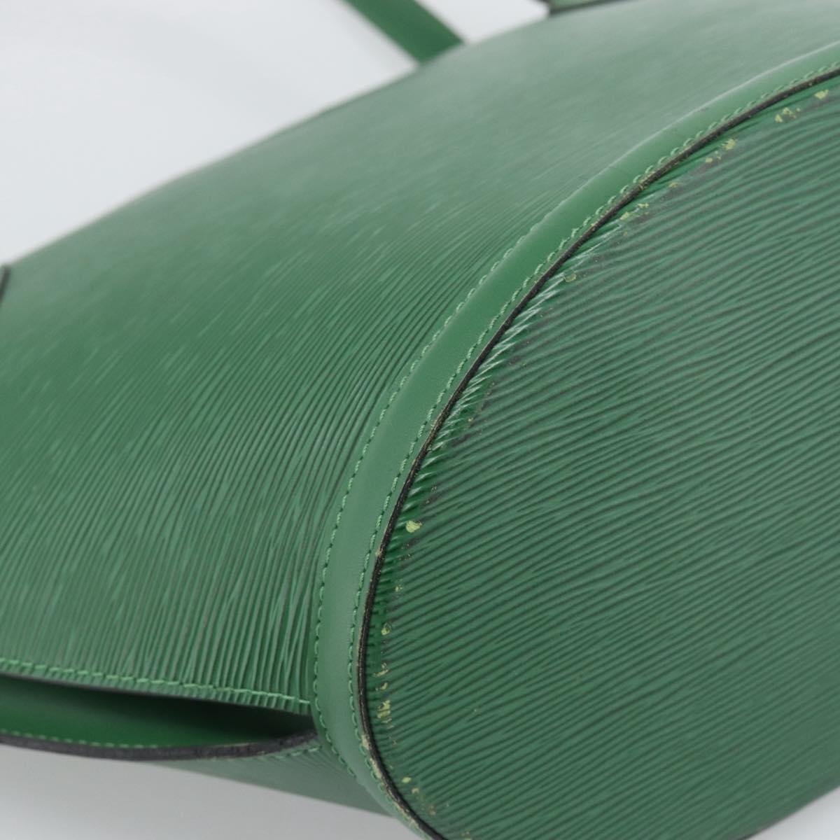LOUIS VUITTON Epi Saint Jacques Shopping Shoulder Bag Green M52264 Auth gh2294