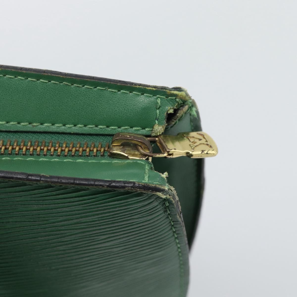LOUIS VUITTON Epi Saint Jacques Shopping Shoulder Bag Green M52264 Auth gh2294