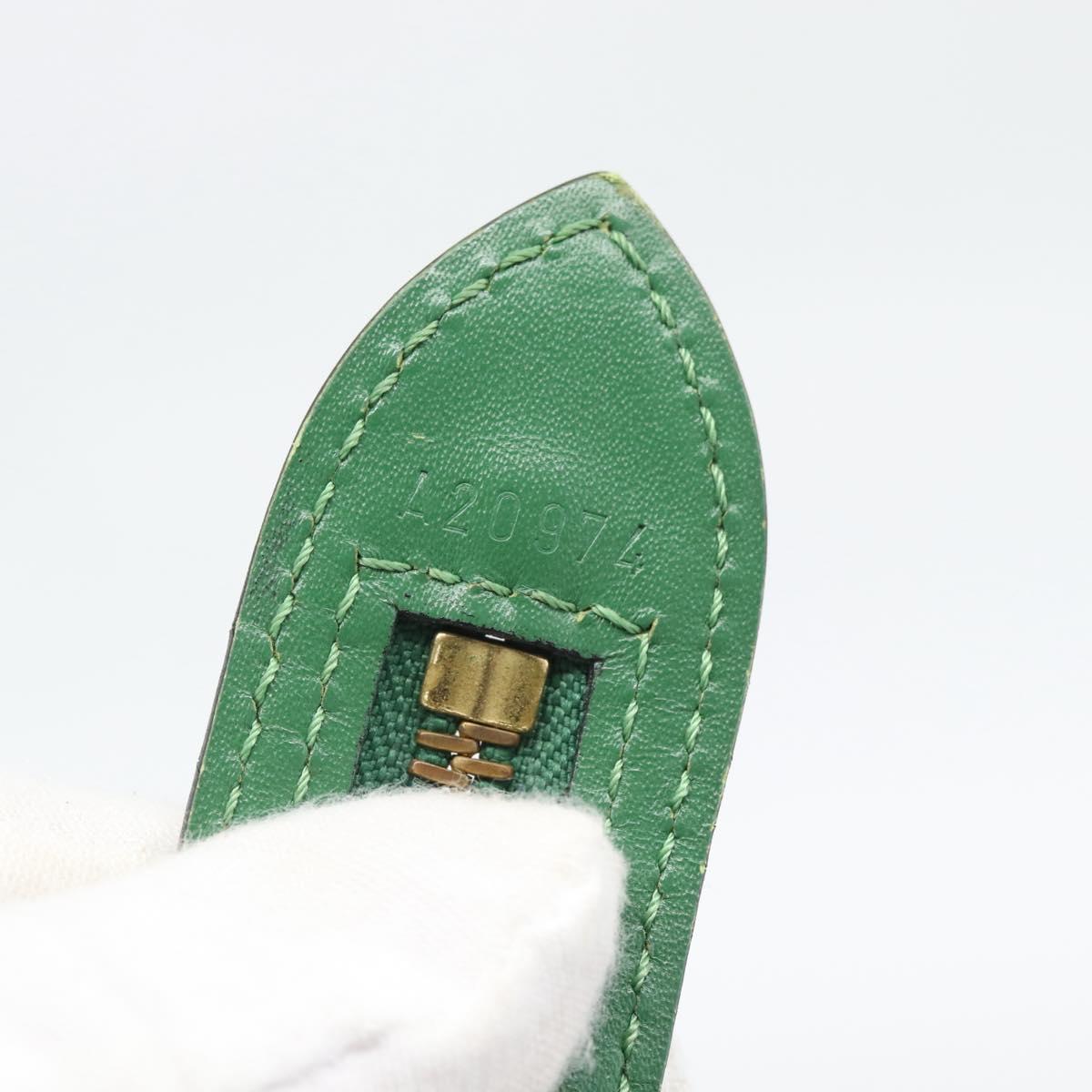 LOUIS VUITTON Epi Saint Jacques Shopping Shoulder Bag Green M52264 Auth gh2294