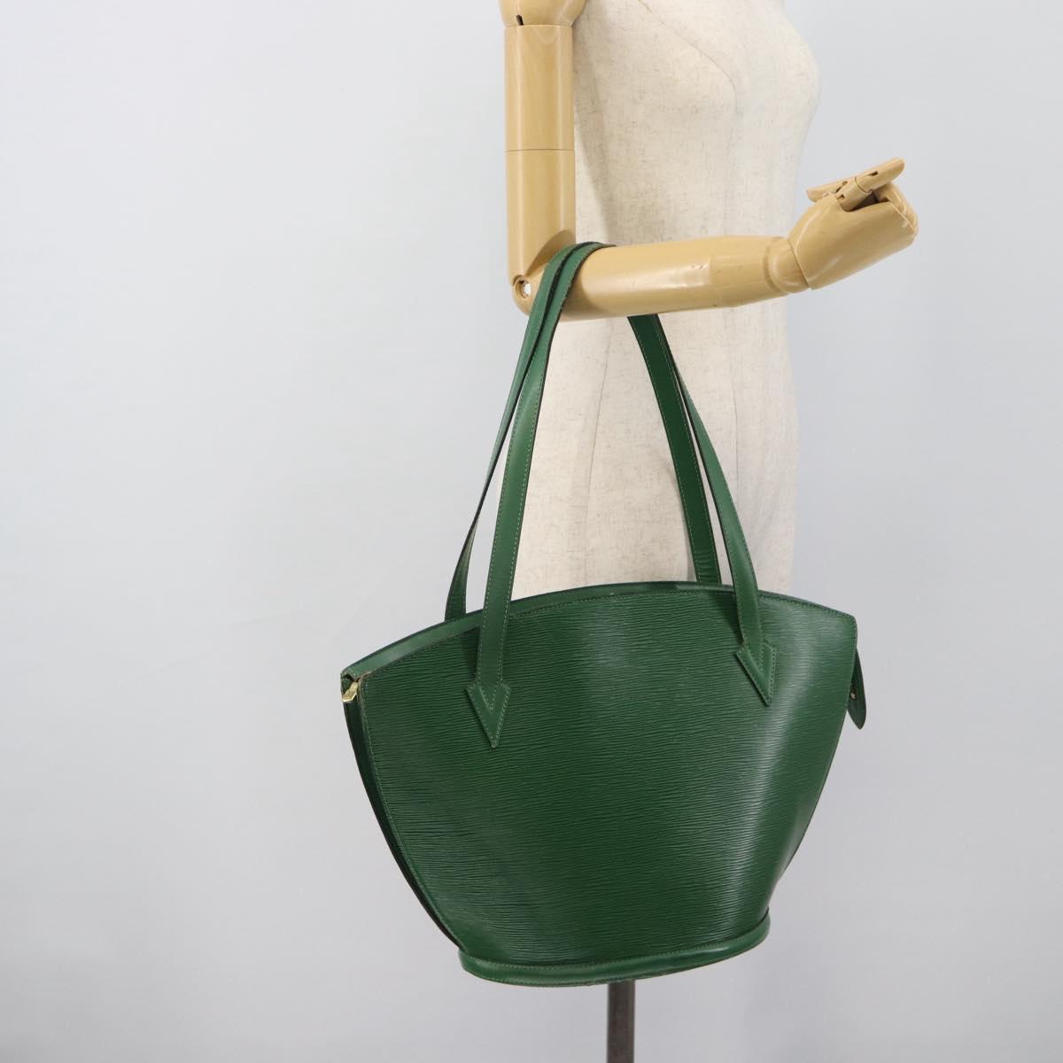 LOUIS VUITTON Epi Saint Jacques Shopping Shoulder Bag Green M52264 Auth gh2294