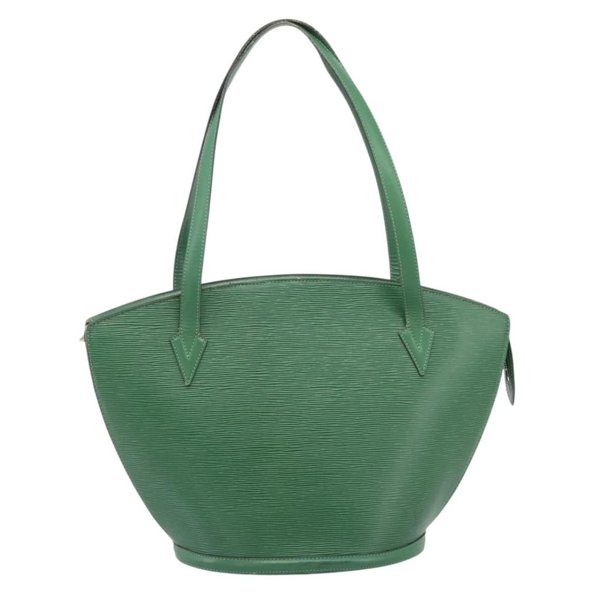 LOUIS VUITTON Epi Saint Jacques Shopping Shoulder Bag Green M52264 Auth gh2294