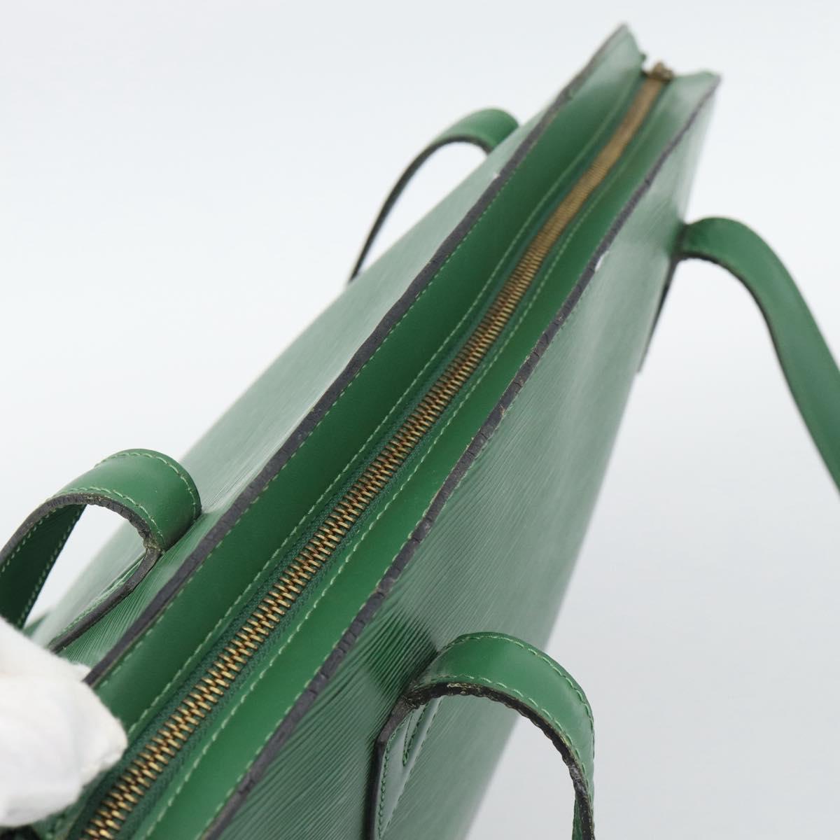 LOUIS VUITTON Epi Saint Jacques Shopping Shoulder Bag Green M52264 Auth gh2294
