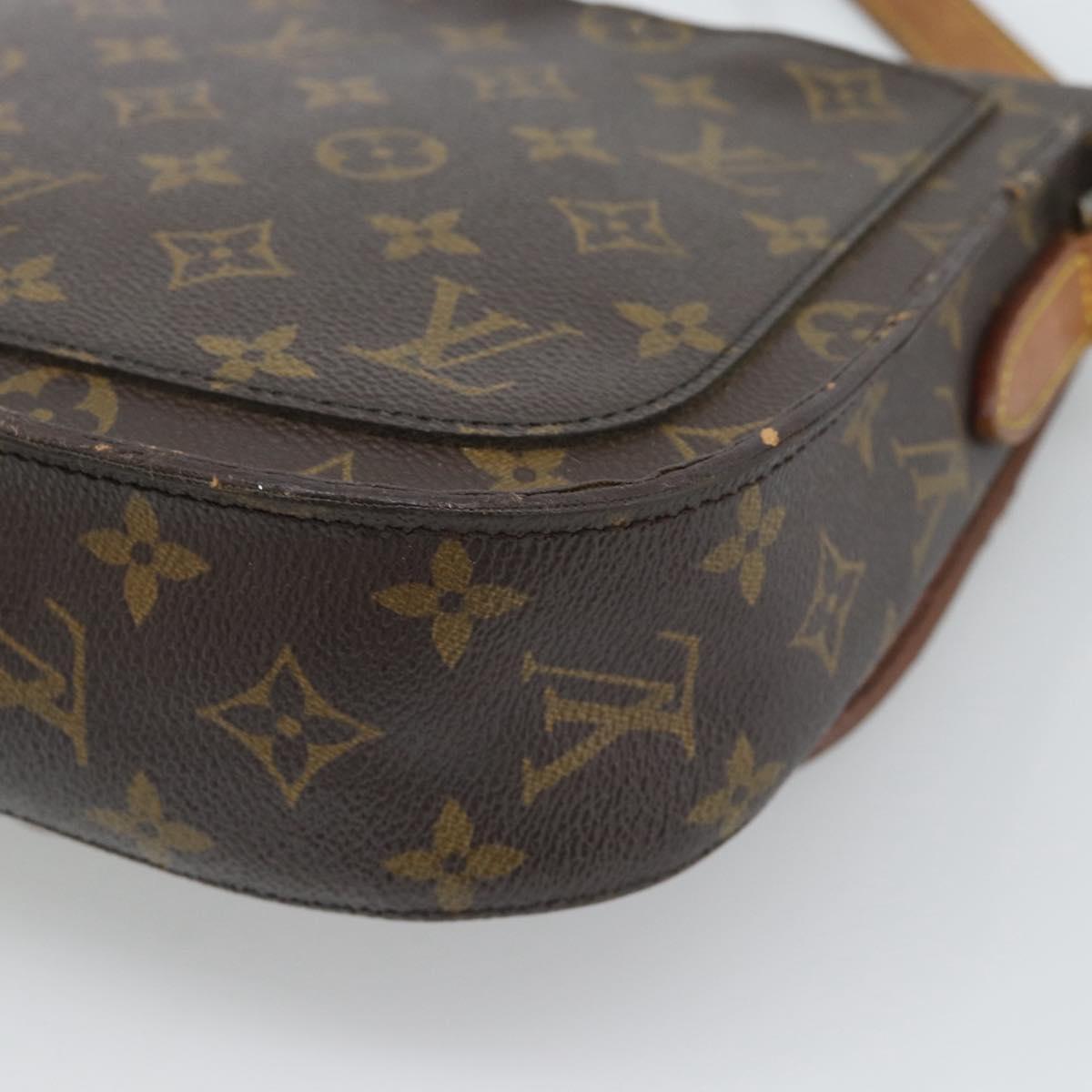 LOUIS VUITTON Monogram Saint Cloud GM Shoulder Bag M51242 LV Auth gh2295