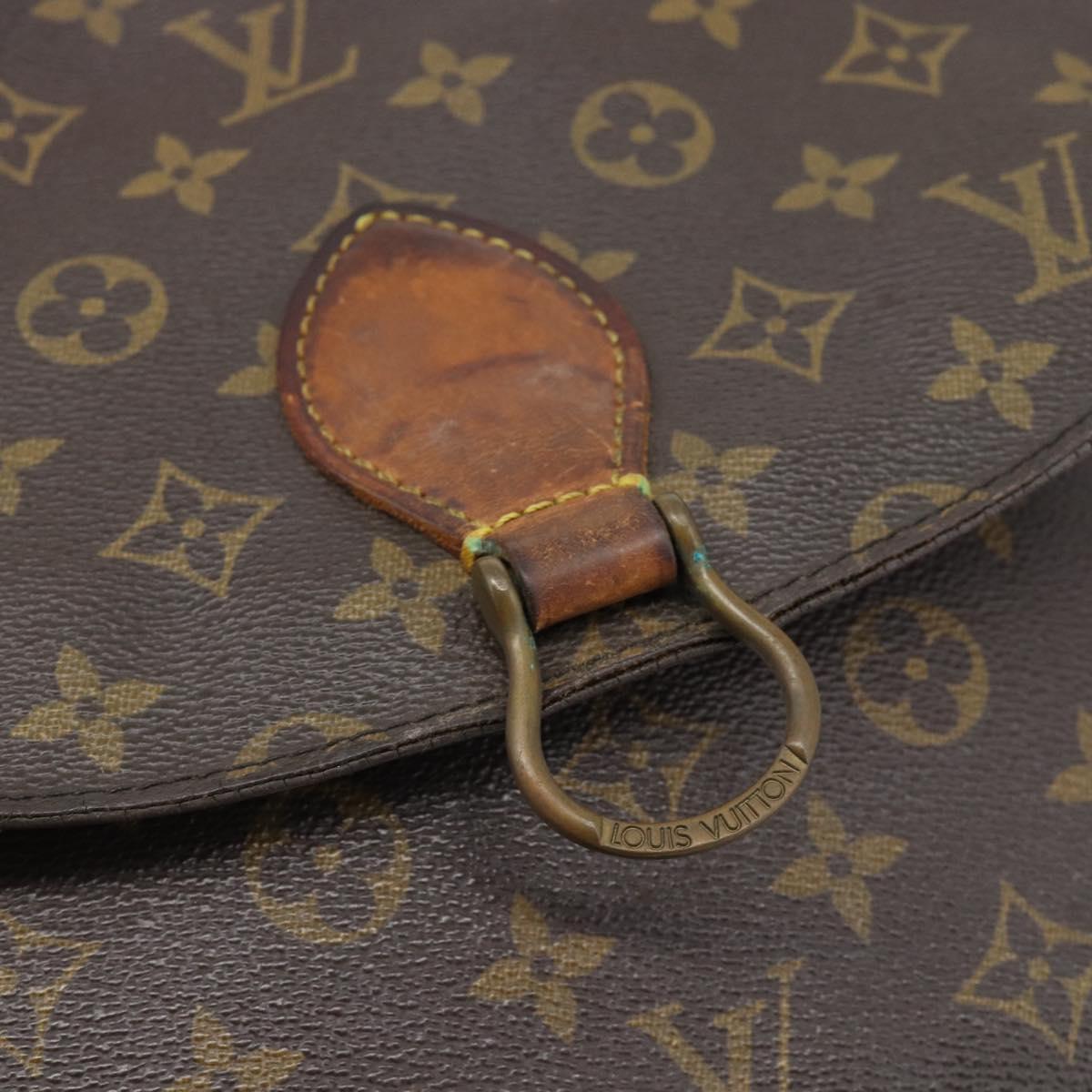 LOUIS VUITTON Monogram Saint Cloud GM Shoulder Bag M51242 LV Auth gh2295