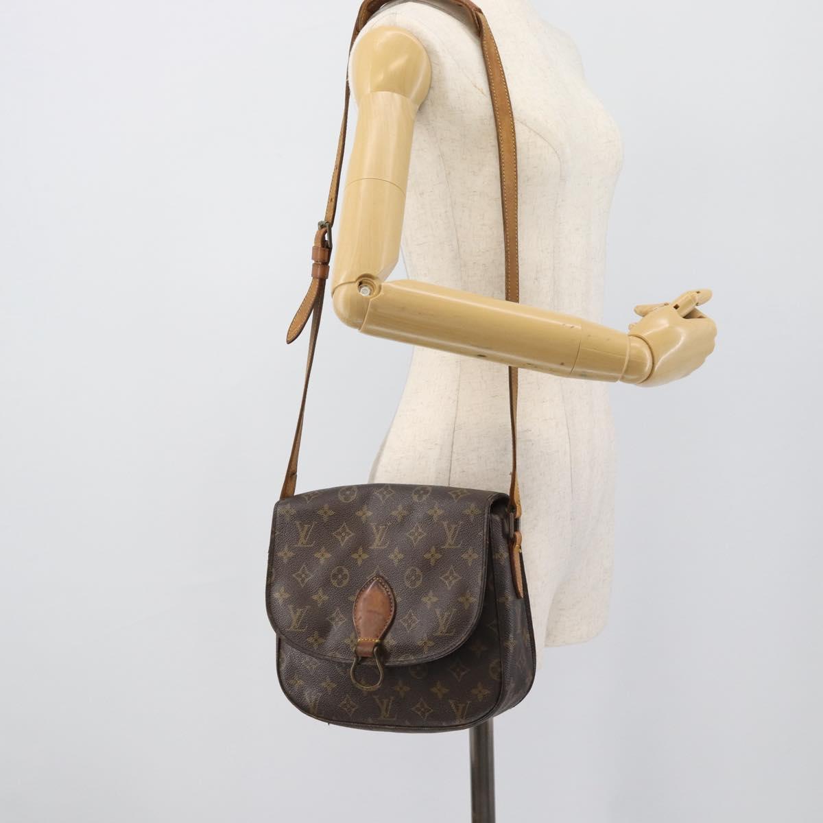 LOUIS VUITTON Monogram Saint Cloud GM Shoulder Bag M51242 LV Auth gh2295