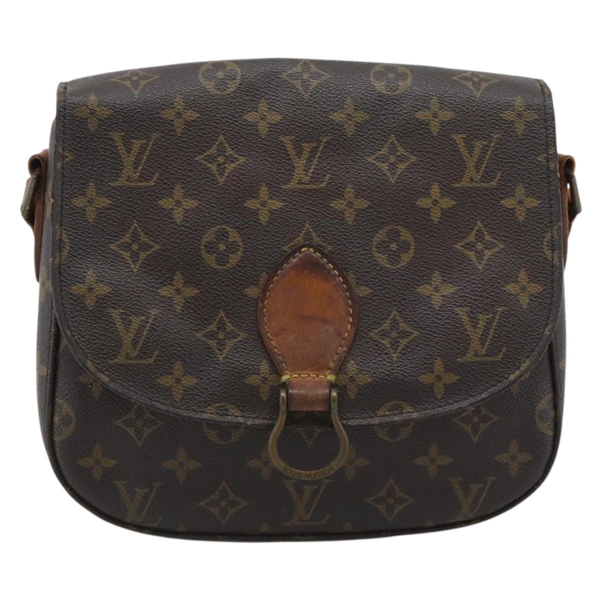 LOUIS VUITTON Monogram Saint Cloud GM Shoulder Bag M51242 LV Auth gh2295