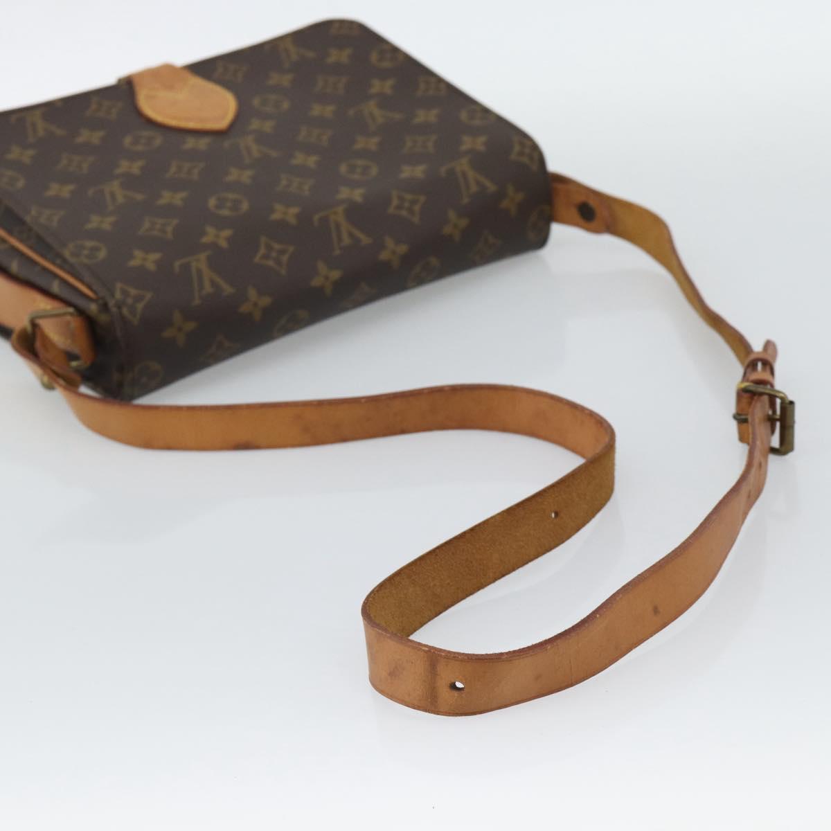 LOUIS VUITTON Monogram Cartouchiere GM Shoulder Bag M51252 LV Auth gh2296