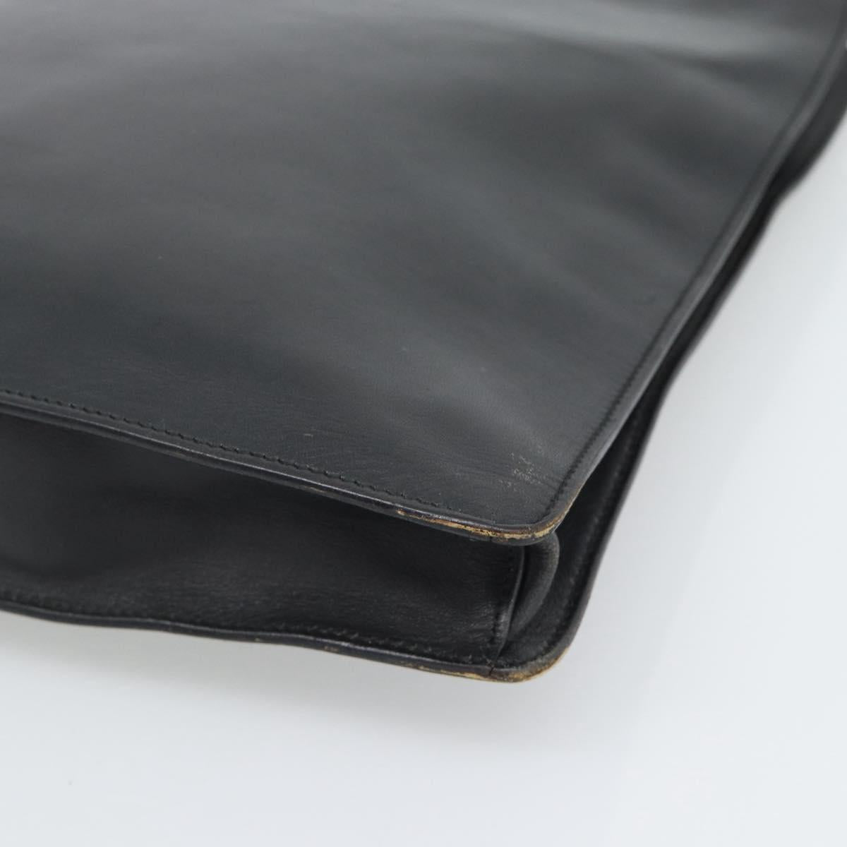 GUCCI Shoulder Bag Leather Black 001 2122 Auth gh2309