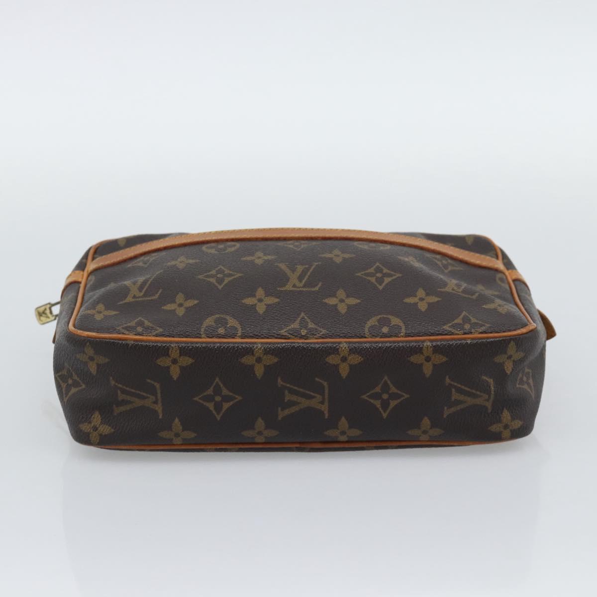 LOUIS VUITTON Monogram Compiegne 23 Clutch Bag M51847 LV Auth gh2318