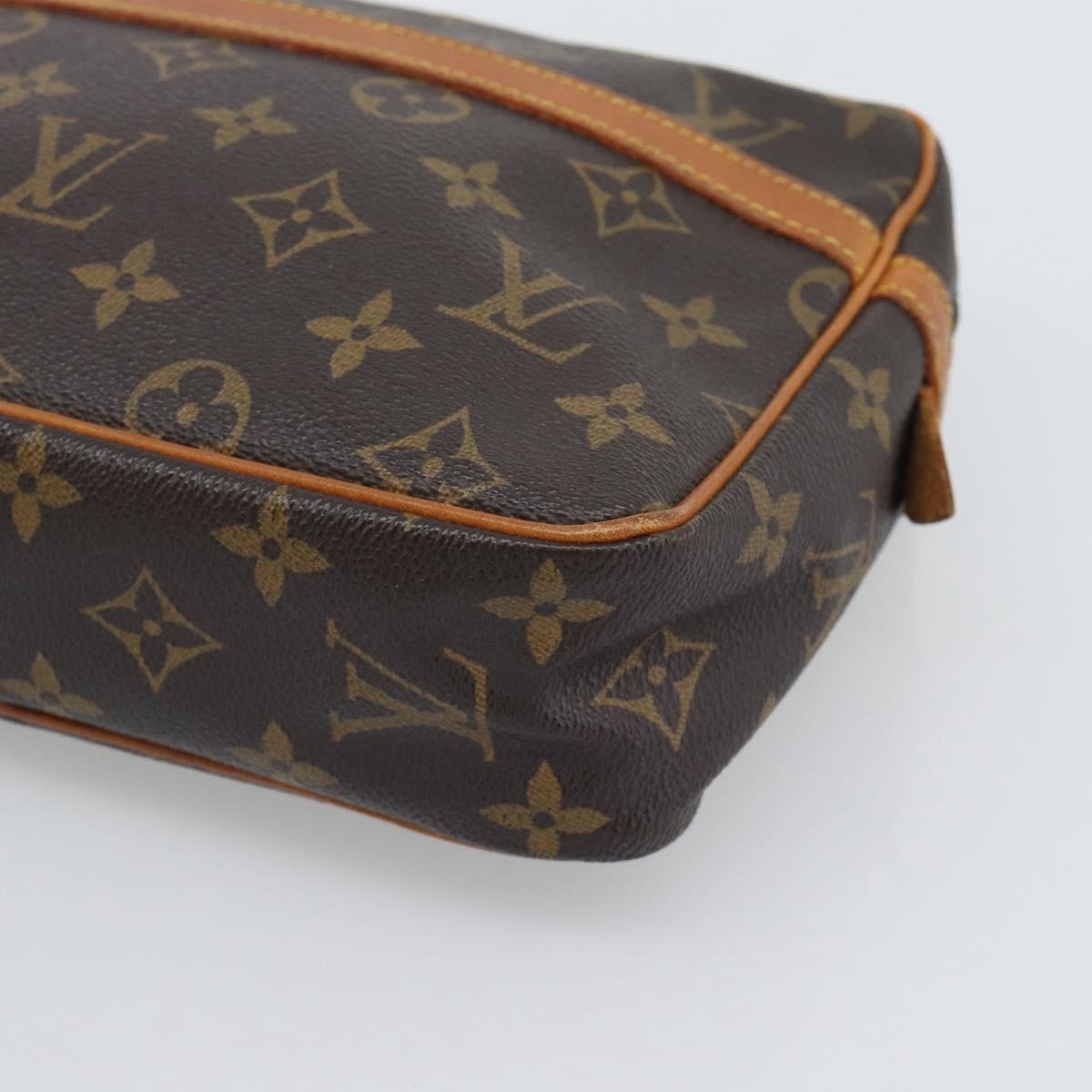 LOUIS VUITTON Monogram Compiegne 23 Clutch Bag M51847 LV Auth gh2318