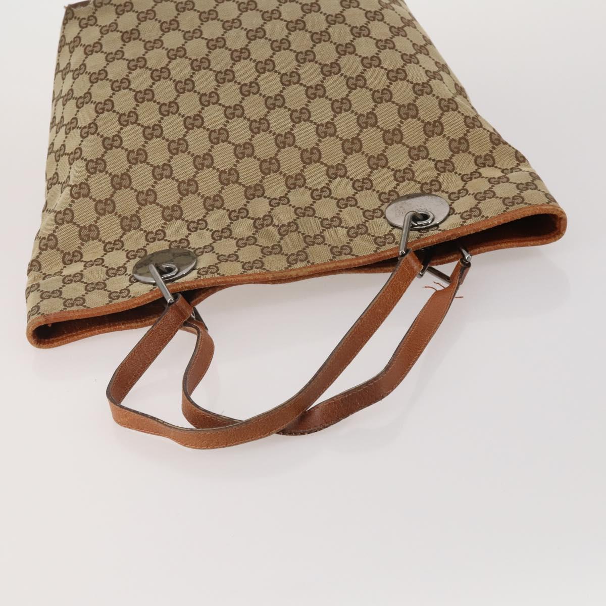 GUCCI GG Canvas Shoulder Bag Hand Bag 3 Set Beige Pink Silver Auth gh2336
