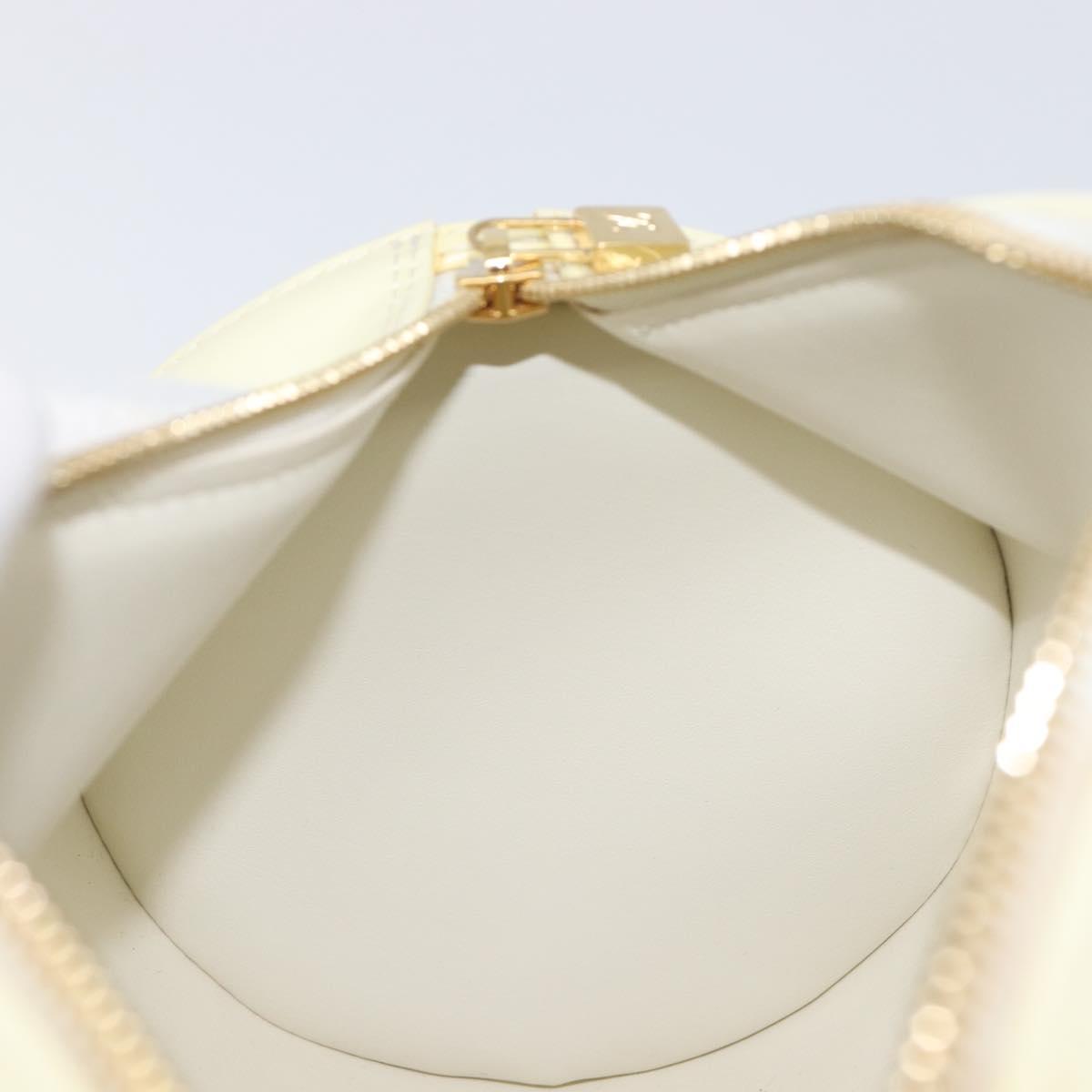 LOUIS VUITTON Monogram Vernis Bedford Hand Bag Perle M91006 LV Auth gh2340V