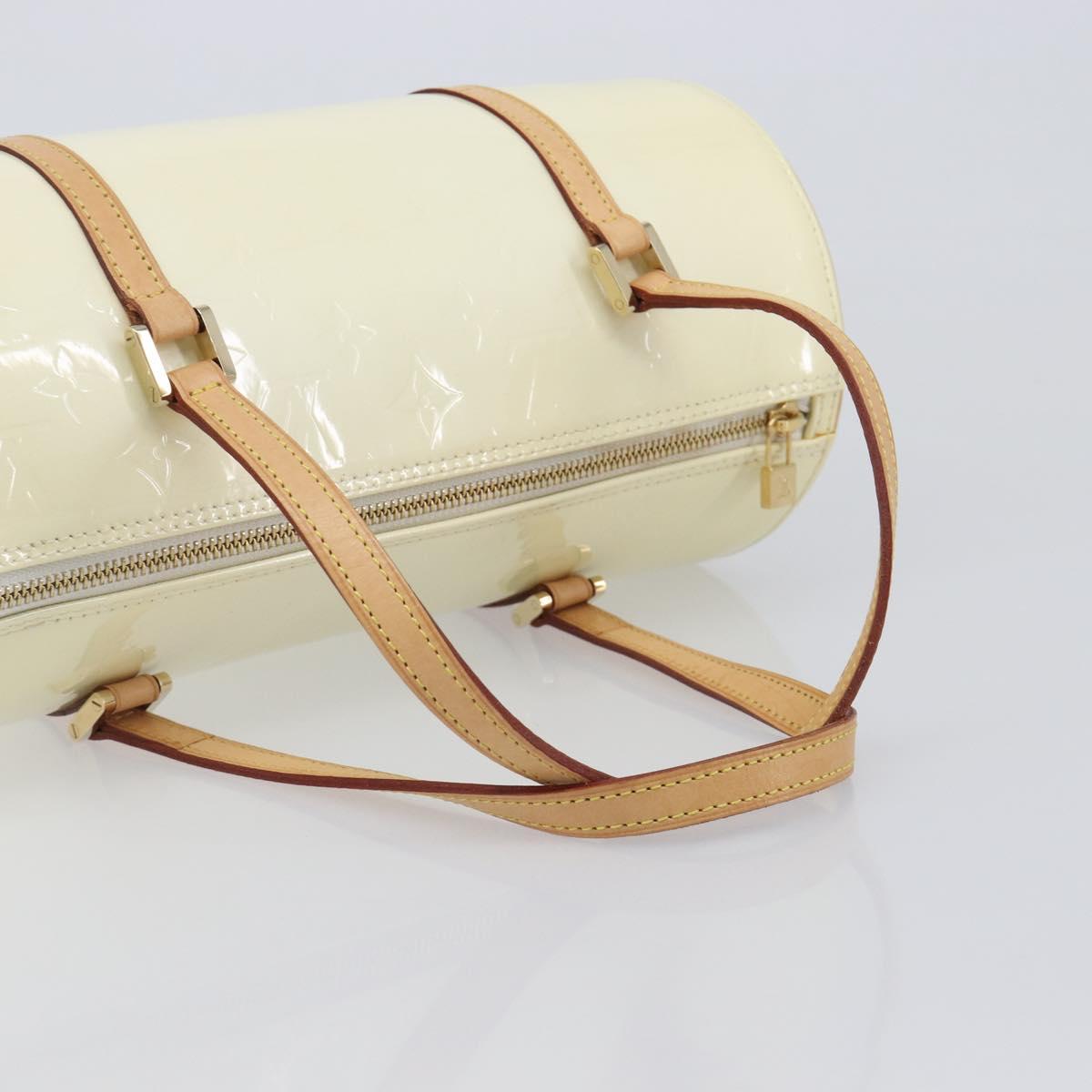 LOUIS VUITTON Monogram Vernis Bedford Hand Bag Perle M91006 LV Auth gh2340V