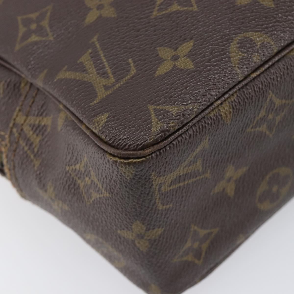 LOUIS VUITTON Monogram Trousse Toilette 28 Clutch Bag M47522 LV Auth gh2343