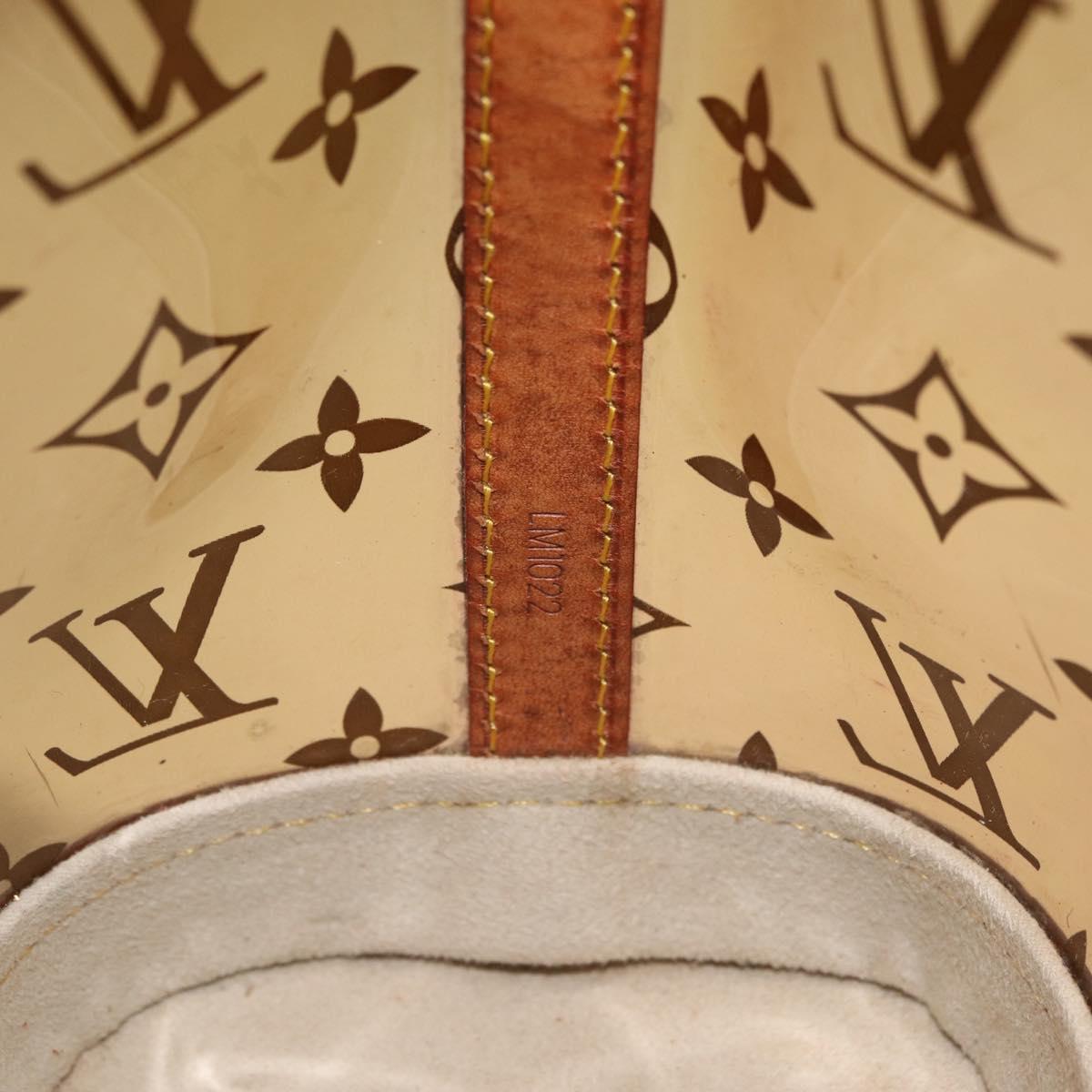 LOUIS VUITTON Monogram Vinyl Cabas Amble PM Tote Bag Brown M92502 LV Auth gh2349