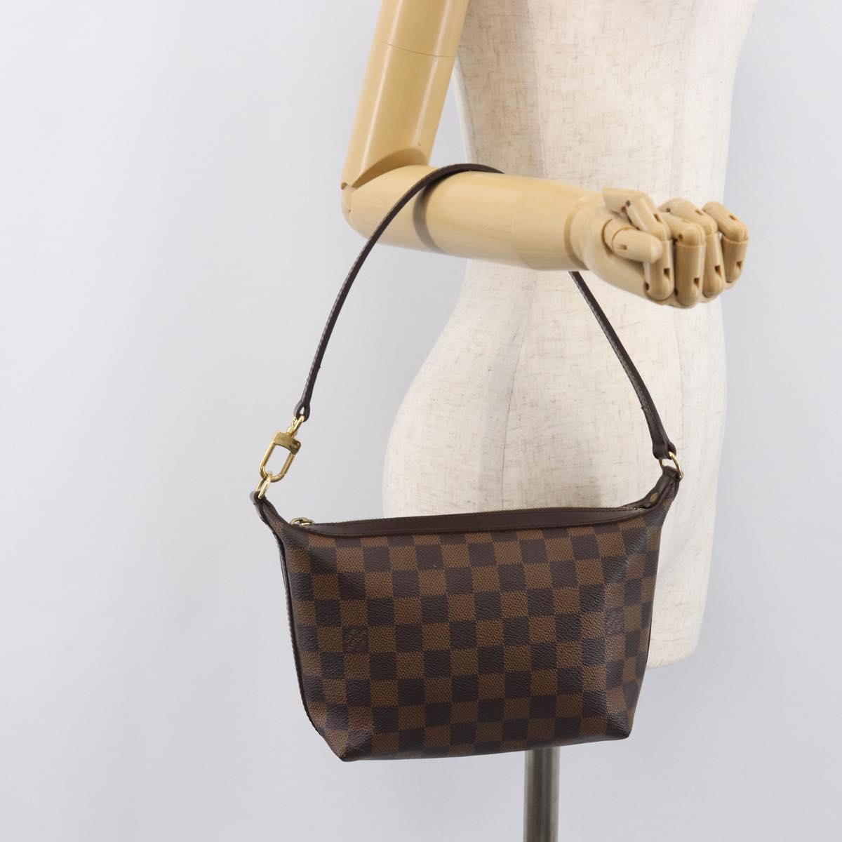 LOUIS VUITTON Damier Ebene Illovo PM Shoulder Bag N51996 LV Auth gh2362