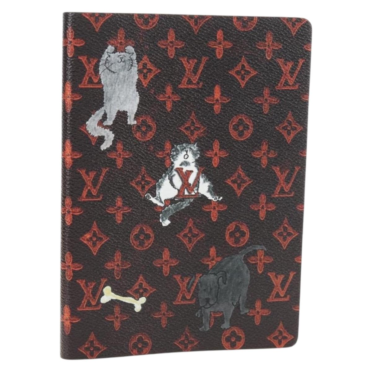 LOUIS VUITTON Catgram Notebook Kai Eclamance GI0358 LV Auth gh2372