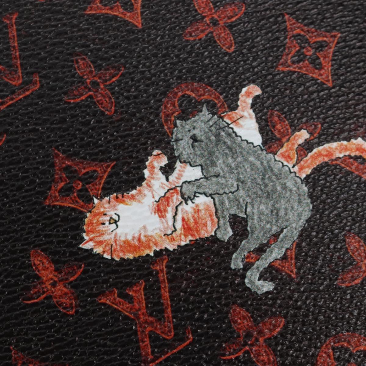 LOUIS VUITTON Catgram Notebook Kai Eclamance GI0358 LV Auth gh2372