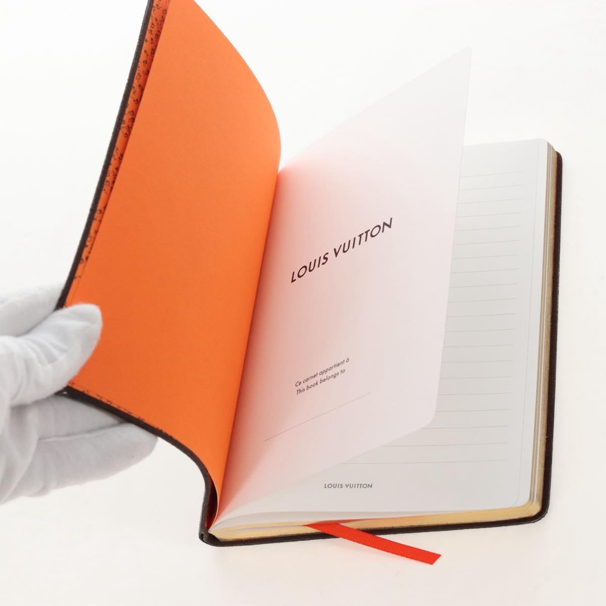 LOUIS VUITTON Catgram Notebook Kai Eclamance GI0358 LV Auth gh2372