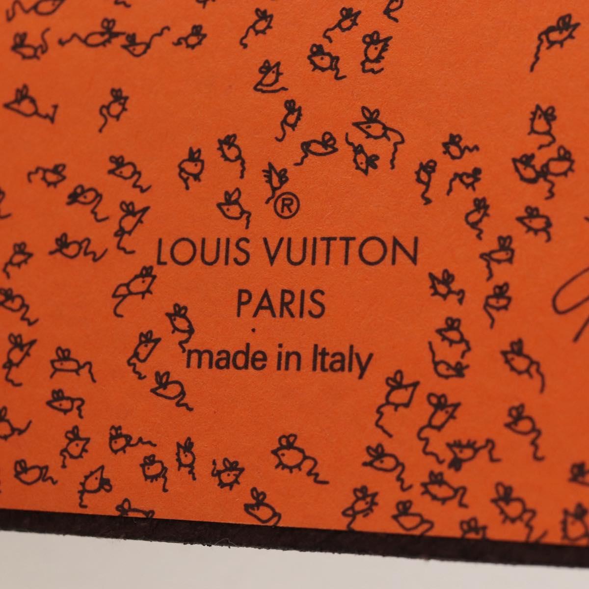 LOUIS VUITTON Catgram Notebook Kai Eclamance GI0358 LV Auth gh2372