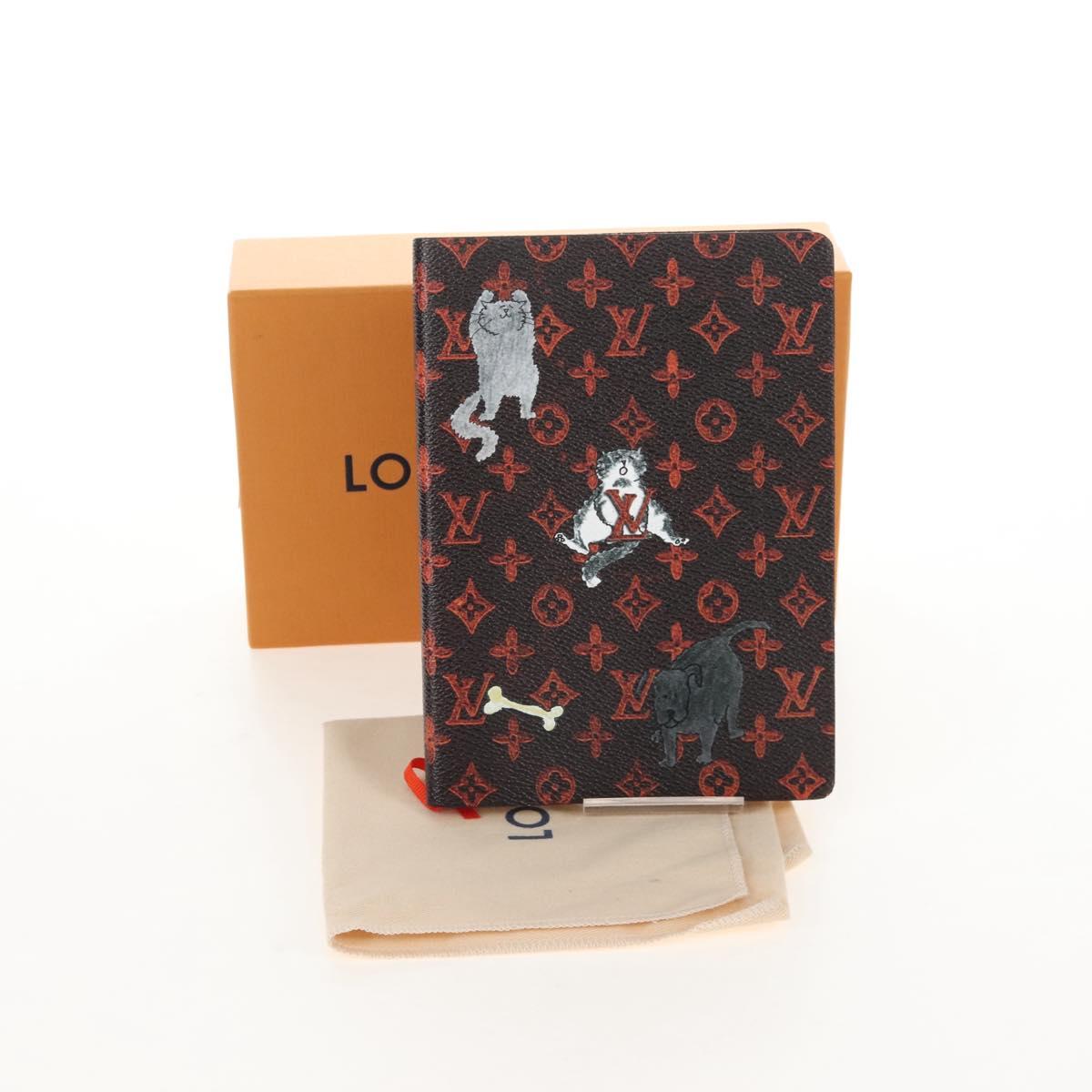 LOUIS VUITTON Catgram Notebook Kai Eclamance GI0358 LV Auth gh2372