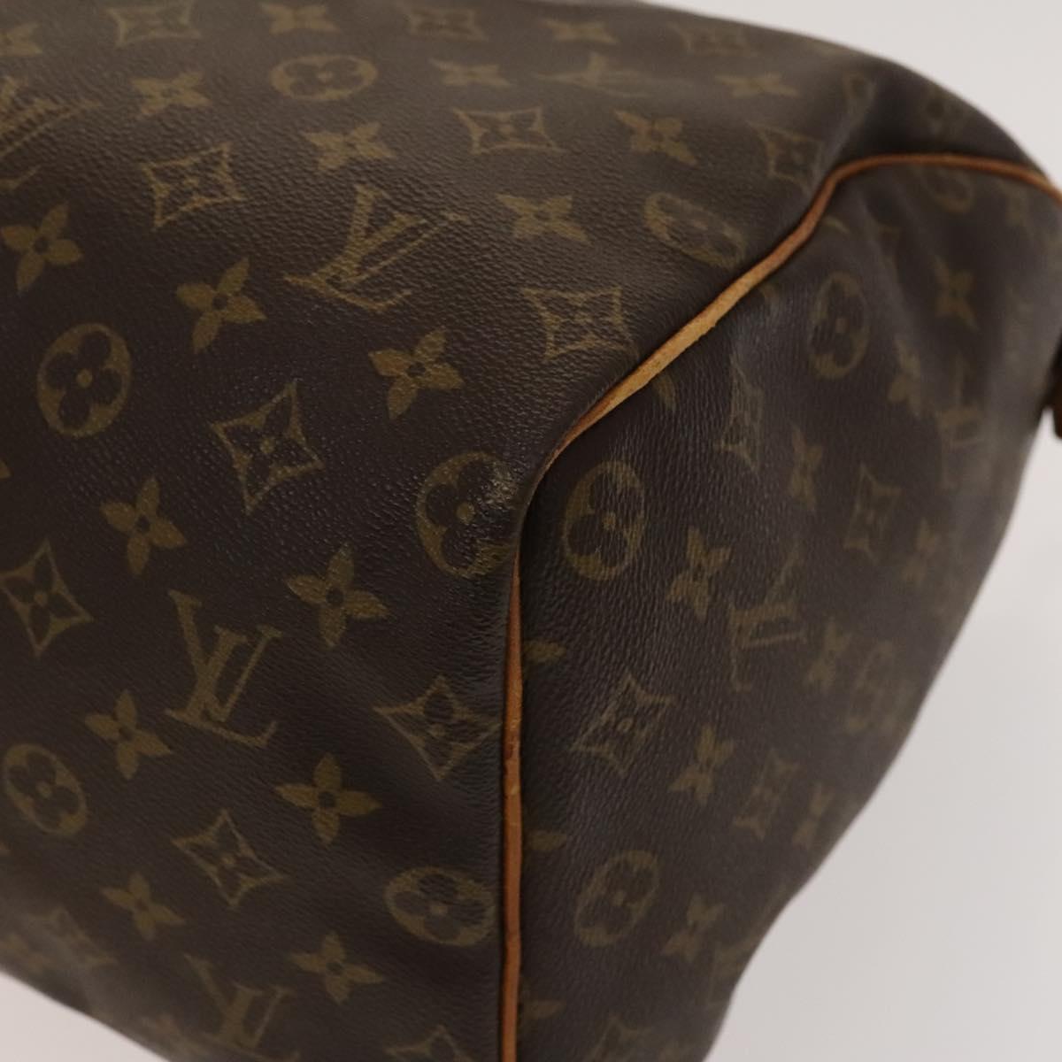 LOUIS VUITTON Monogram Speedy 40 Hand Bag M41522 LV Auth gh238