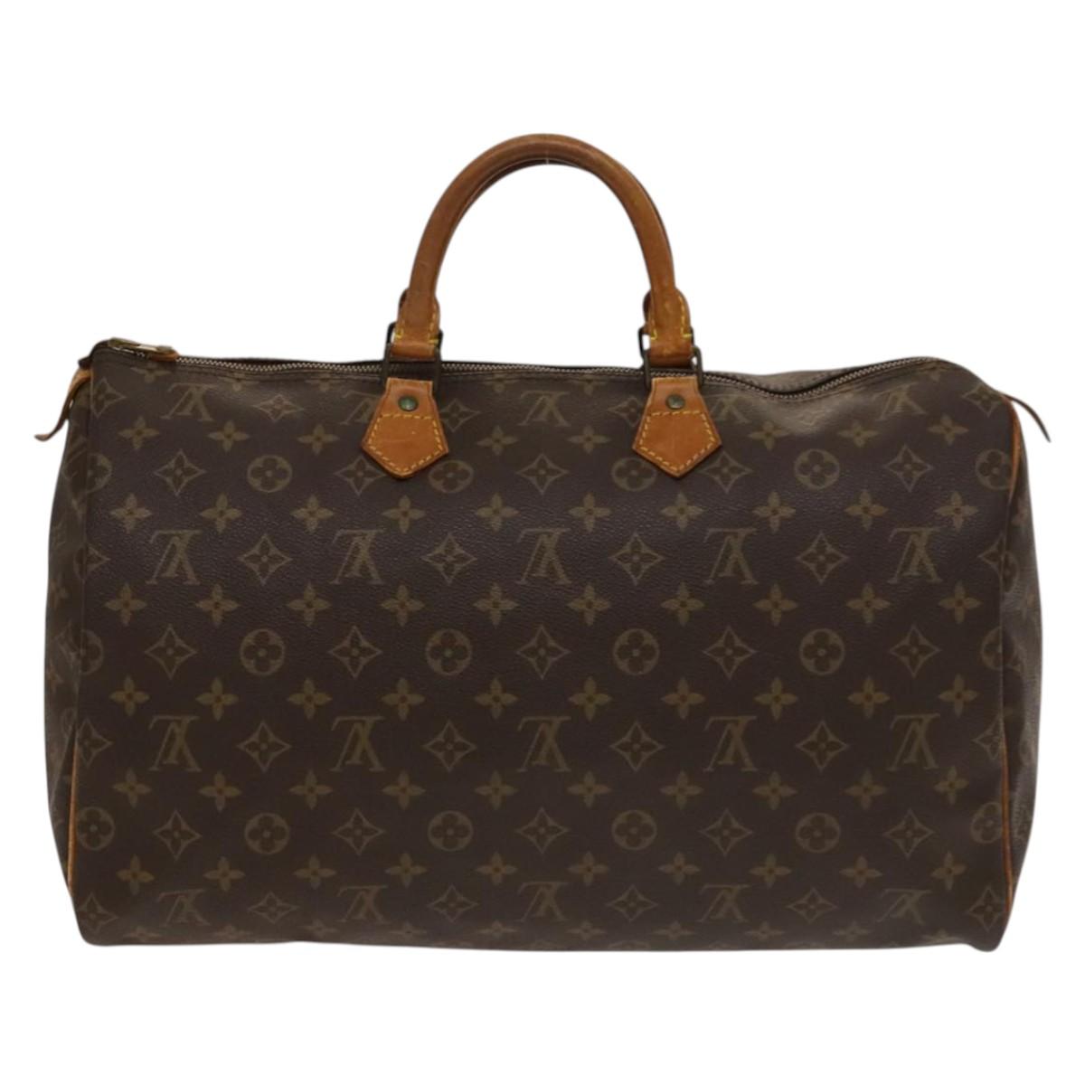 LOUIS VUITTON Monogram Speedy 40 Hand Bag M41522 LV Auth gh238