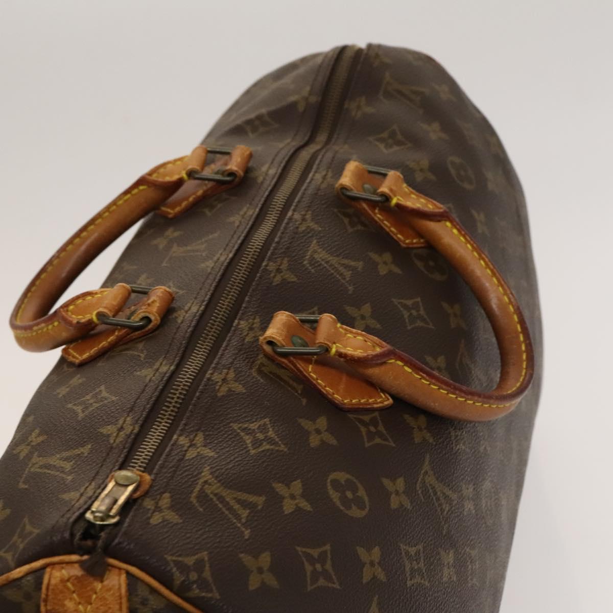LOUIS VUITTON Monogram Speedy 40 Hand Bag M41522 LV Auth gh238