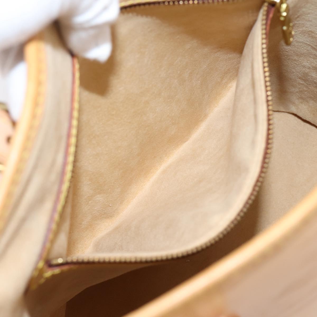 LOUIS VUITTON Nomad Bucket PM Shoulder Bag Beige M85001 LV Auth gh2389V