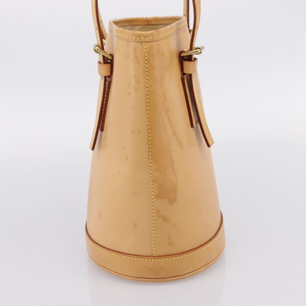 LOUIS VUITTON Nomad Bucket PM Shoulder Bag Beige M85001 LV Auth gh2389V