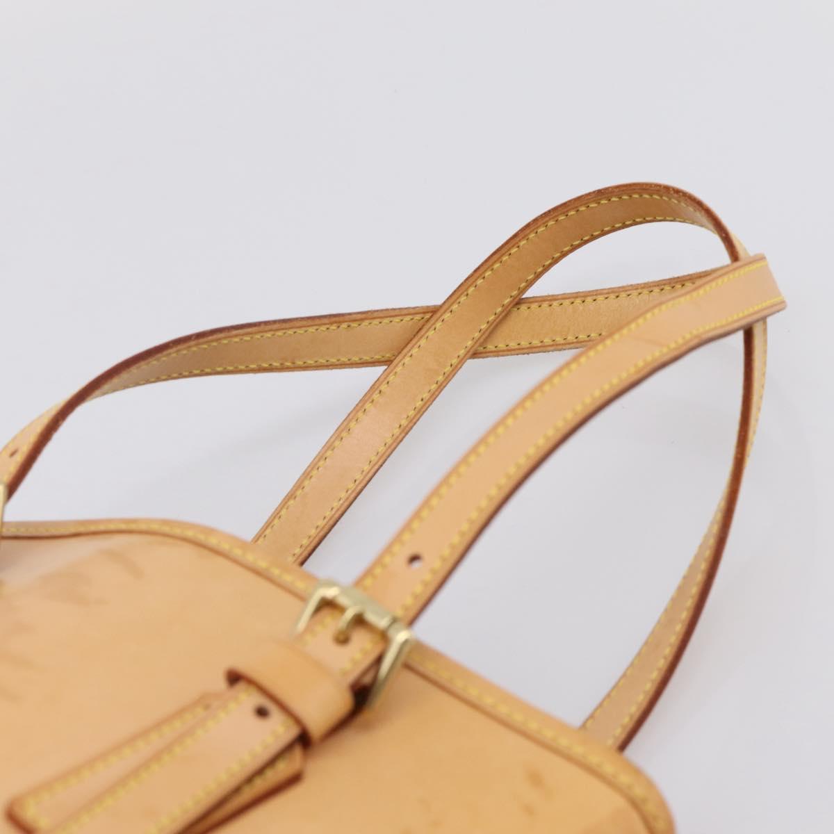 LOUIS VUITTON Nomad Bucket PM Shoulder Bag Beige M85001 LV Auth gh2389V