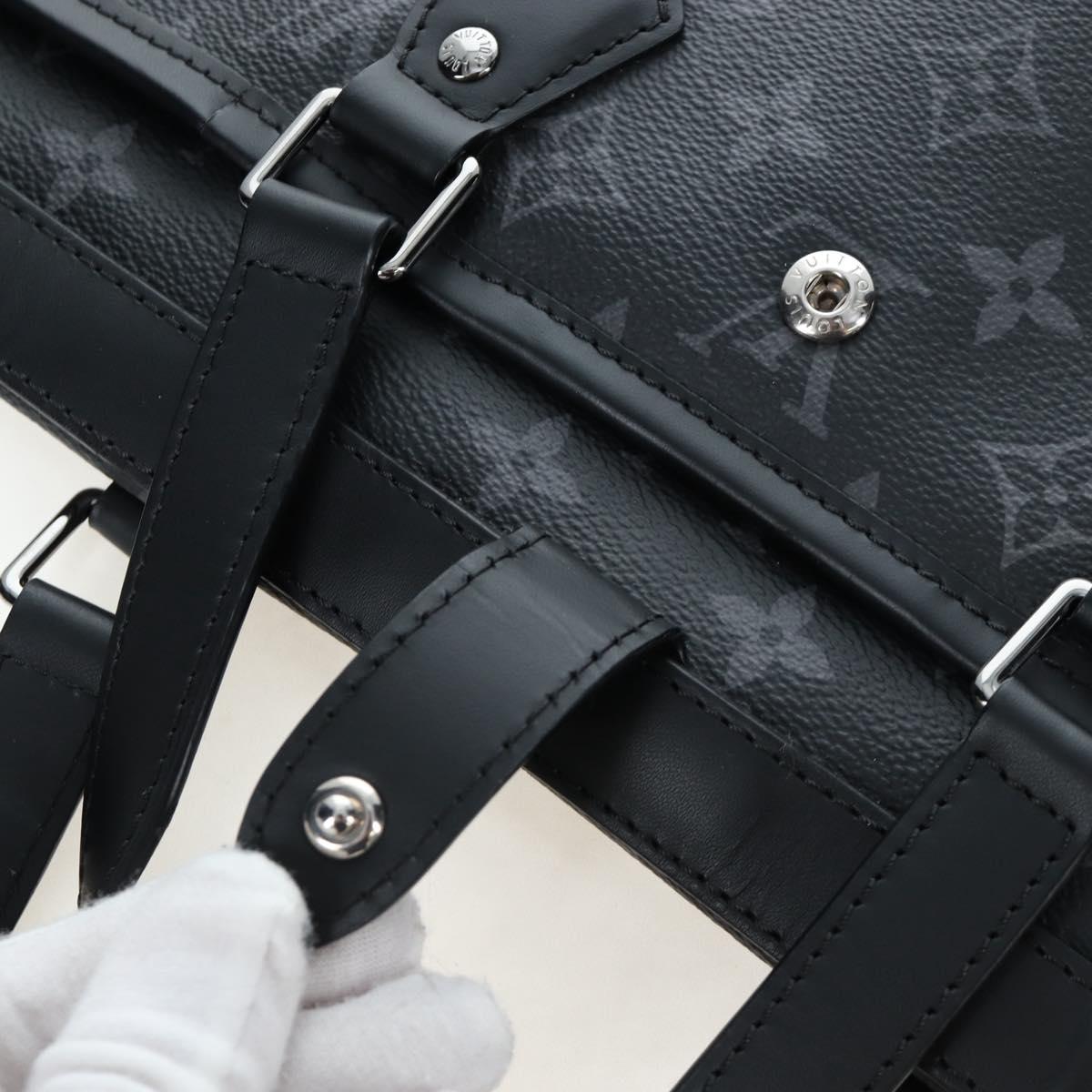 LOUIS VUITTON Monogram Eclipse Porto Abi 1 Garment Cover M43686 Auth gh2411SAV
