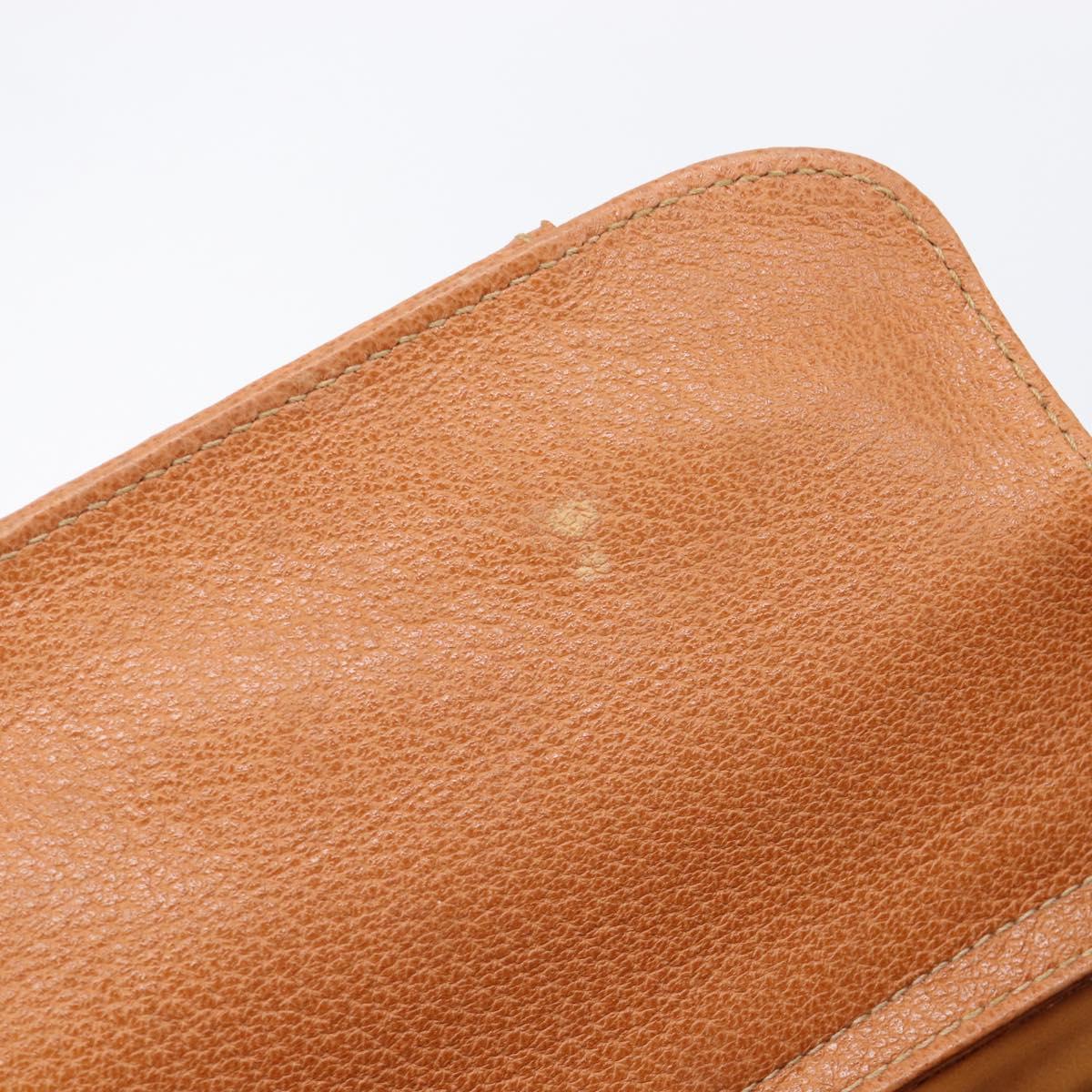 GUCCI Bamboo Hand Bag Leather Brown Gold 002 1096 0260 Auth gh2423