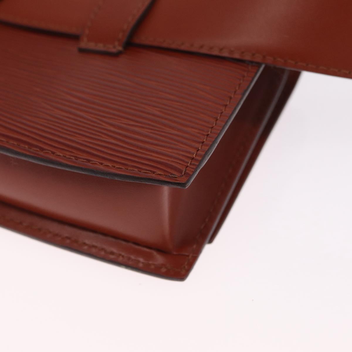 LOUIS VUITTON Epi Tilsitt Waist bag Brown M52603 LV Auth gh2427A
