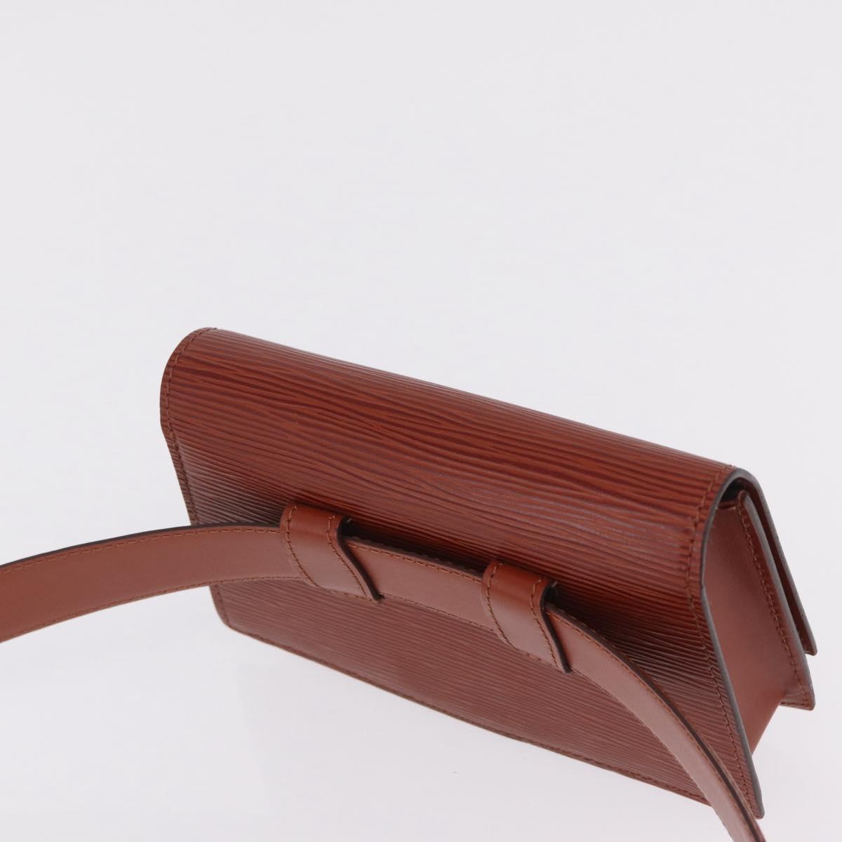 LOUIS VUITTON Epi Tilsitt Waist bag Brown M52603 LV Auth gh2427A