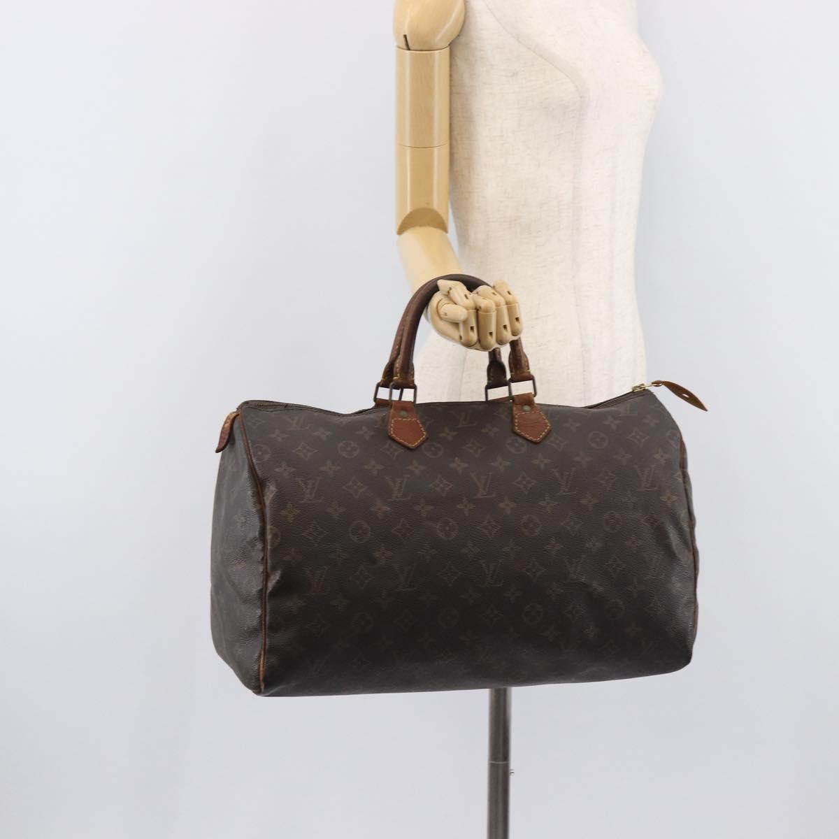 LOUIS VUITTON Monogram Speedy 40 Hand Bag M41522 LV Auth gh2440