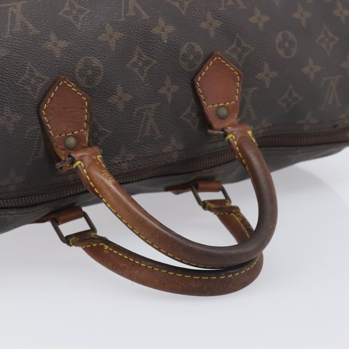 LOUIS VUITTON Monogram Speedy 40 Hand Bag M41522 LV Auth gh2440