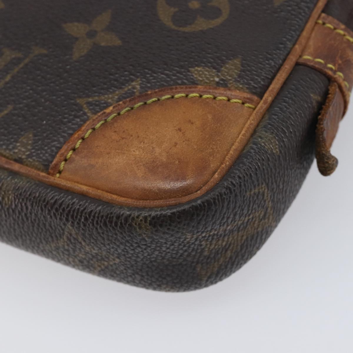 LOUIS VUITTON Monogram Marly Dragonne PM Clutch Bag M51827 LV Auth gh2445